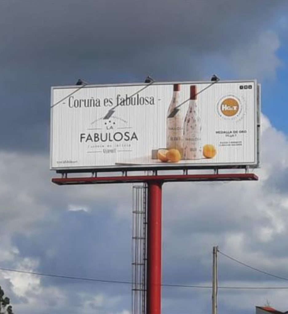 Valla publicitaria en altura